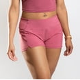 thumbnail image 1 of NonZero Gravity ZinTex UV 50+ Sweat-Wicking Activewear 3" Low-Rise Shorts for Women (Berry, Small), 1 of 6