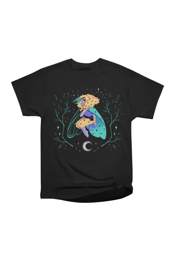 Nonbinary Moth Warrior T-Shirt Tee Gift For Him Merch For Her Apparel For Friend
