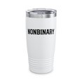 thumbnail image 1 of Nonbinary Pride Retro Non Binary Tumbler Gift Insulated Travel Mug Cup 20oz, 1 of 7