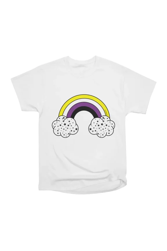 Nonbinary Rainbow T-Shirt Tee Gift For Him Merch For Her Apparel For Friend