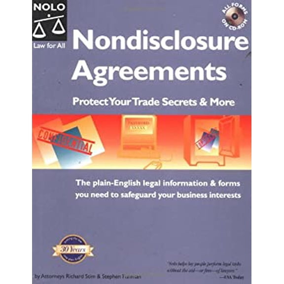 Pre-Owned Nondisclosure Agreements: Protect Your Trade Secrets & More With CD [With CDROM] (Paperback) 0873376463 9780873376464