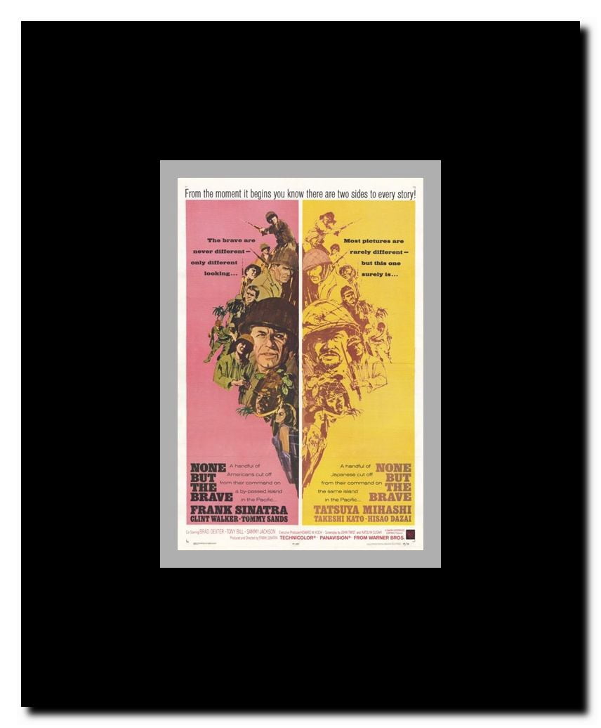 None But the Brave Framed Movie Poster