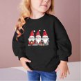 thumbnail image 1 of None Cotton Kids Girls Sweatshirts Comfort Casual Black Crew Neck Boys Graphic Blouses Winter Shirts Long Sleeve Sweatshirts, 1 of 4
