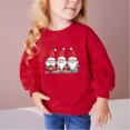 thumbnail image 1 of None Cotton Kids Sweatshirts for Girls Red Crewneck Fashion Boys T-Shirts Comfort Winter Shirts Print Long Sleeve Sweatshirts, 1 of 4