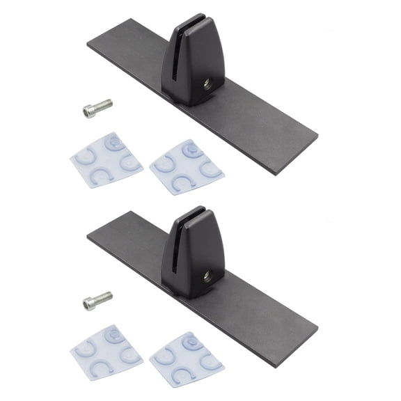 None Drill Installation Fireplaces Screen Brackets With Adjustable Clips Fireplaces Screen Holder Brackets Feet Easy Use