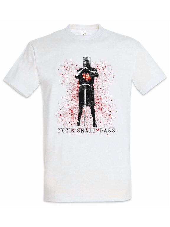 None Shall Pass Monty Python Knight T-Shirt