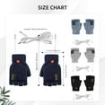 thumbnail image 1 of None Unisex Usb Winter Hands Gloves Heating Rechargeable Heated Fingerless Gloves, 1 of 5