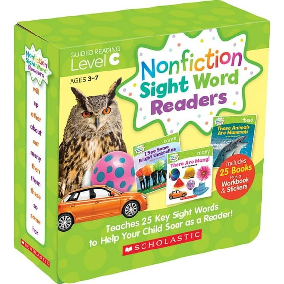 Nonfiction Sight Word Readers: Guided Reading Level C (Parent Pack): Teaches 25 Key Sight Words to Help Your Child Soar , (Paperback)