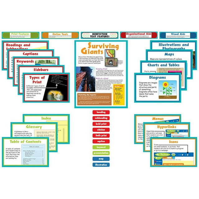 Nonfiction Text Features Bulletin Board Set (Other)