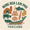 thumbnail image 1 of Nong Bua Lam PHU Thailand Keepsakes Souvenir Vinyl Sticker – Destination Travel Keepsake Collectible (3-Inches Wide), 1 of 3