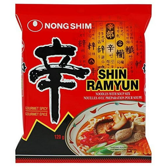 Nong Shim Shin Ramyun Noodle Soup - Spicy 4.2oz.(pack of 5)
