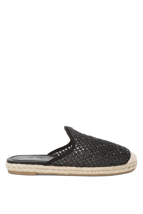 Nongai Raffia Womens Espadrilles Mules