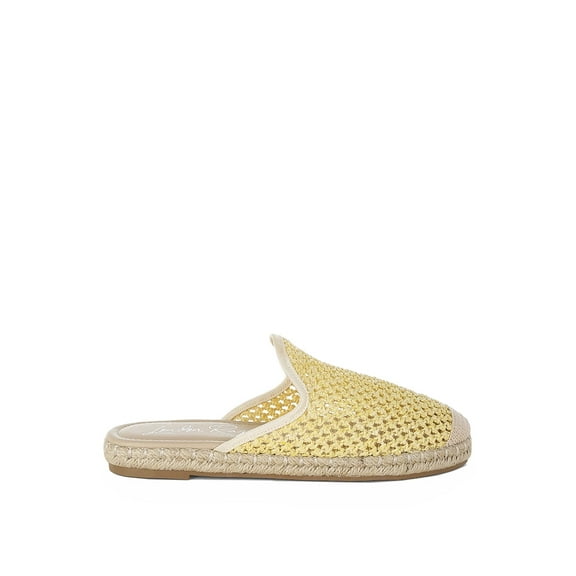 London Rag Nongai Raffia Womens Espadrilles Mules