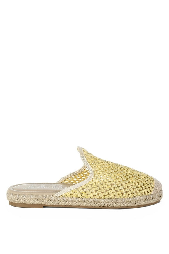 Nongai Raffia Womens Espadrilles Mules