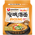 thumbnail image 1 of Nongshim Ansungtangmyun Spicy Miso Ramyun Noodle Soup, 4.41 oz, 4 Count Pack, 1 of 5