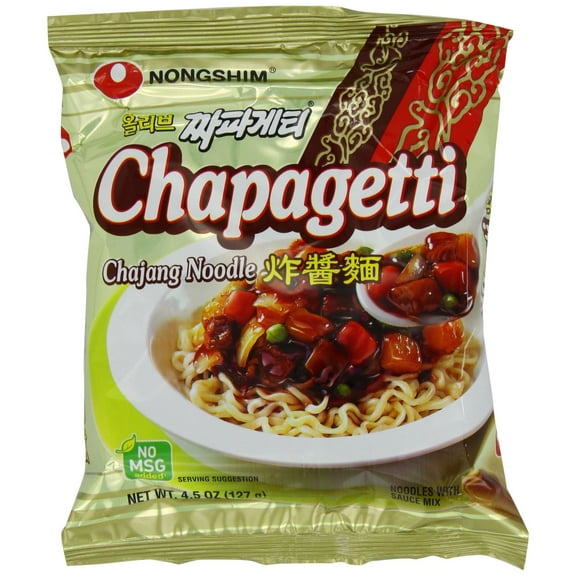 Nongshim Chapagetti Chajang Noodle, 4.5 Ounce Packages (Pack of 20)