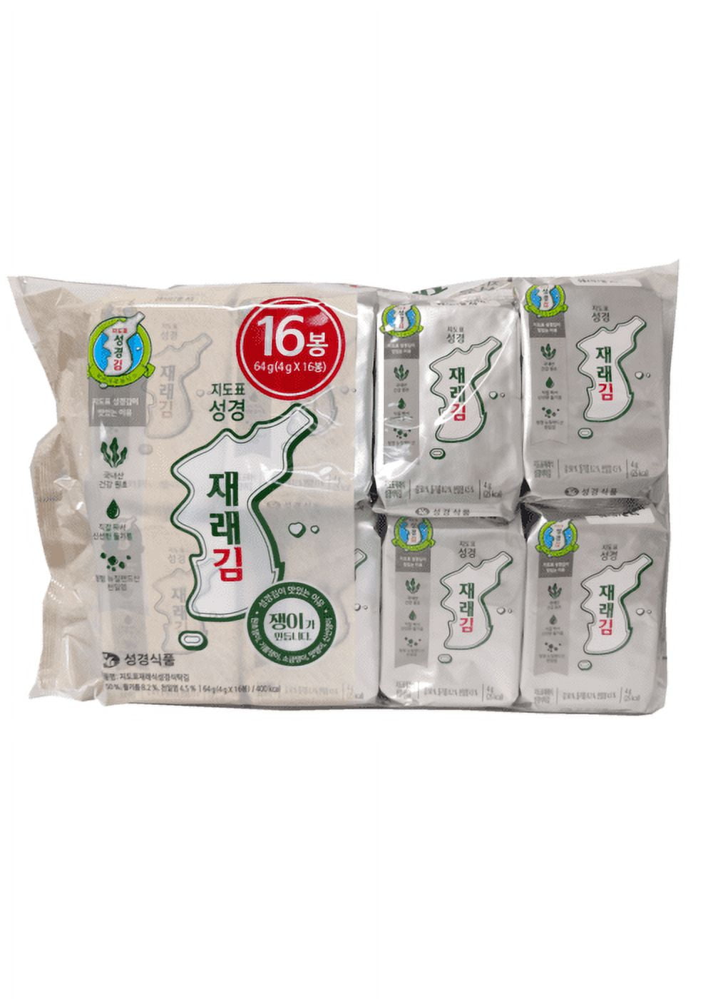 Sung Gyung Seasoned Roasted Seaweed Snack | 16pcs