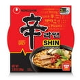 thumbnail image 1 of Nongshim Ramen Noodles, Gourmet Instant Ramen bowl, Premium Microwavable Noodle Soup, Spicy Shin, 3.03 Ounce (Pack of 12), 1 of 7