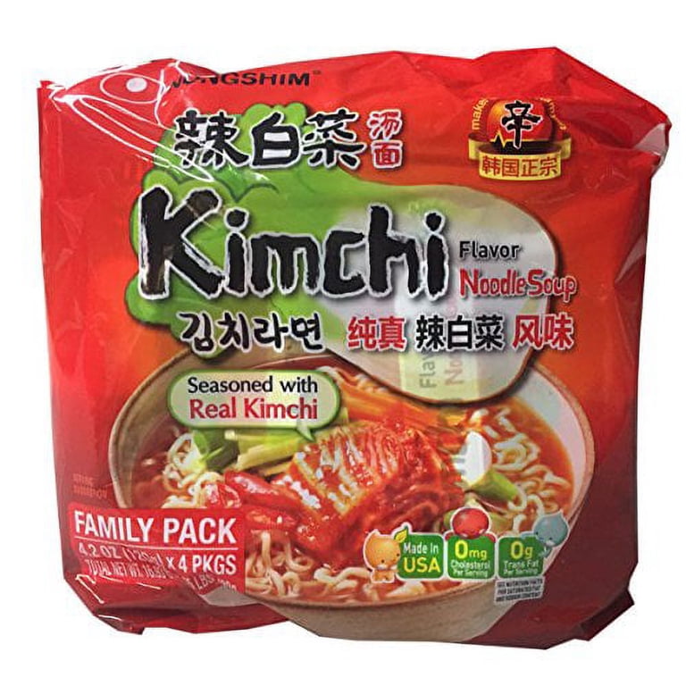Nongshim, Korean Ramen Family Pack, Kimchi, Instant Noodles