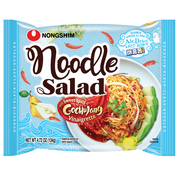 Nongshim Noodle Salad Gochujang Ramyun Noodle Soup, 4.7 Ounces, See Item for Allergens