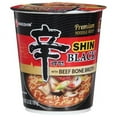 thumbnail image 1 of Nongshim Noodle Soup with Beef Broth Shin Black Premium (Pack of 6), 1 of 1