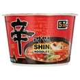 thumbnail image 1 of Nongshim Shin Ramyun Spicy Beef Ramen Noodle Soup Big Bowl, 4.02oz X 1 Count, Shelf-Stable, 1 of 9