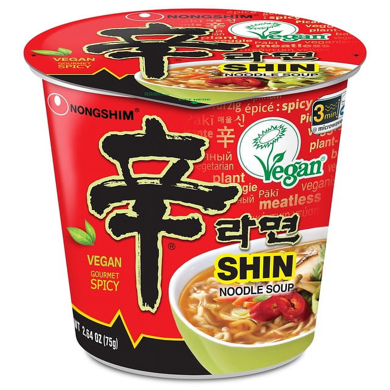  Nongshim Shin Ramyun Noodle Soup, 4.2 oz, 10 count