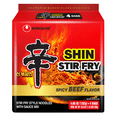 thumbnail image 1 of Nongshim Shin Stir Fry Spicy Beef Ramen Noodle Pack, 18.6oz x 1 Count, Regular, 1 of 3