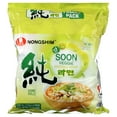 thumbnail image 1 of Nongshim Soon Veggie Savory Vegan Ramyun Ramen Noodle Soup Pack, 3.95oz, 4 Count, 1 of 8