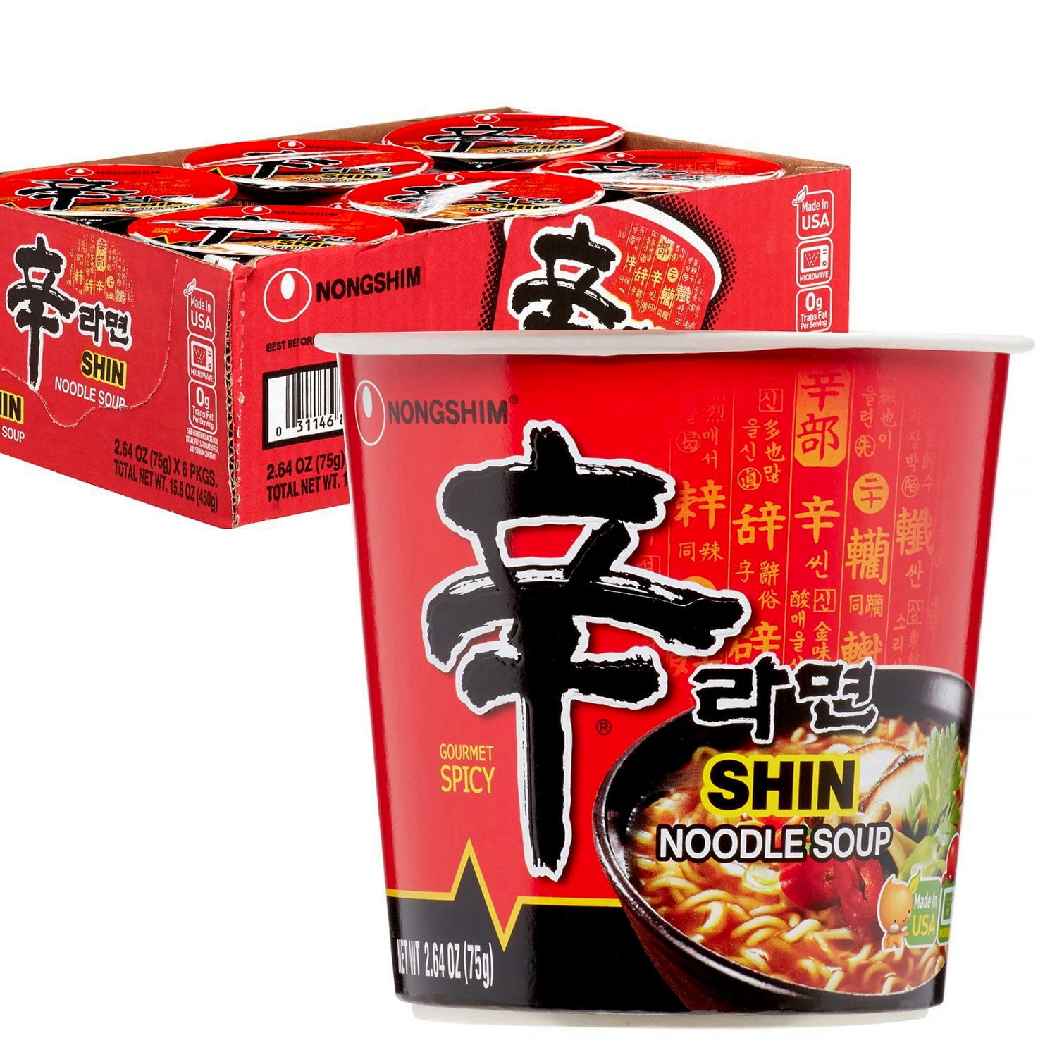 Nongshim Spicy Ramen Cup Japanese Instant Noodles - Tokyo Snack Land