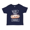 thumbnail image 1 of Noni's Little Cannoli Toddler T-Shirt 4T Navy Blue, 1 of 3