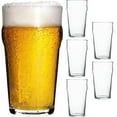 thumbnail image 1 of Nonic Pint Glasses, 20 OZ Stackable English Pub Beer Glasses, Set of 6, 1 of 1