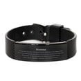 thumbnail image 1 of Nonna Black Shark Mesh Bracelet - The Warmest Heart, Cherished Memories, Christmas Gift for Nonna, Family Bond, Love and Affection, Timeless Keepsake, Unique Gift for Nonna, 1 of 1