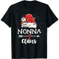 thumbnail image 1 of Nonna Claus Santa Funny Christmas Pajama Matching Family T-Shirt, 1 of 3