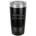 thumbnail image 1 of Nonna Established EST. 2019 Stainless Steel Engraved Insulated Tumbler 20 Oz Travel Coffee Mug, Black, 1 of 1