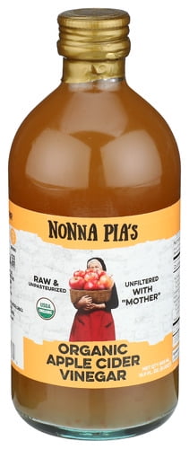 Nonna Pia's Apple Cider Vinegar 16.9 fl oz (Pack of 6)