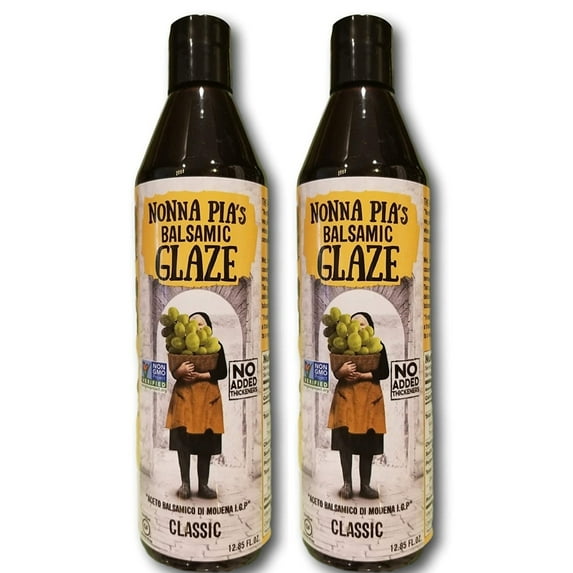 Nonna Pia's Classic Balsamic Glaze, 12.85 Ounce (Pack of 2)