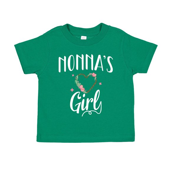 Nonna's Girl Toddler T-Shirt 4T Kelly Green