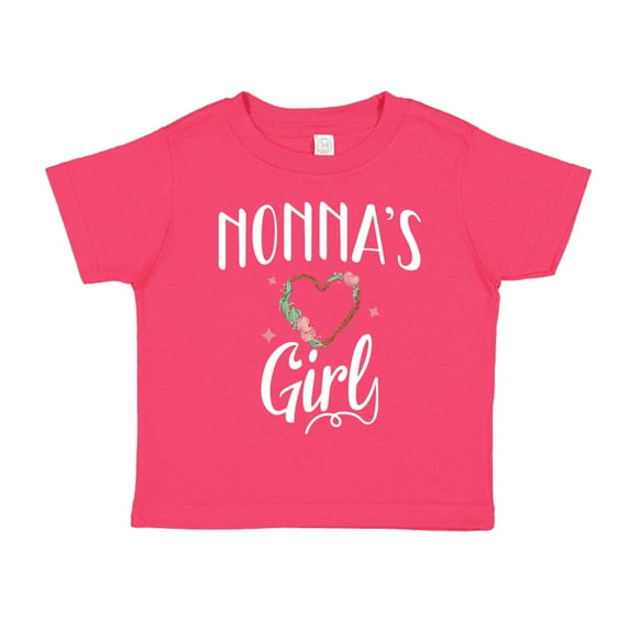 Nonna's Girl Toddler T-Shirt 5/6T Cyber Pink