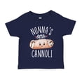 thumbnail image 1 of Nonna's Little Cannoli Toddler T-Shirt 4T Navy Blue, 1 of 3