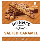 Nonni's Bakery, Salted Caramel Biscotti, Individually Wrapped, 6.72 oz, 8 Count