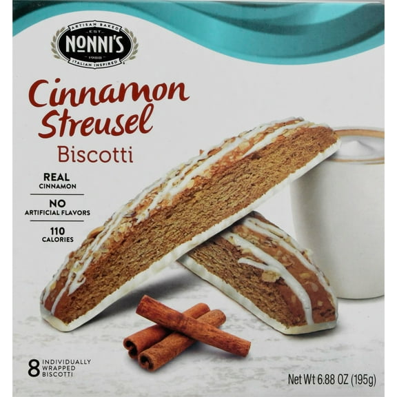 Nonni�s Cinnamon Coffee Cake Biscotti, 8-count carton 6.88 oz