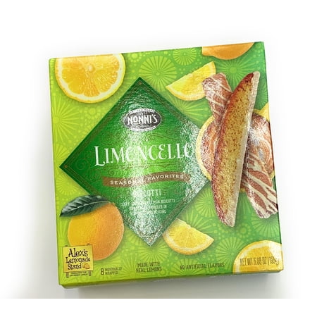 Nonni's Limoncello Biscotti, 6.88 oz Seasonal Favorite