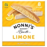 Nonni's Bakery, Limone Biscotti, Individually Wrapped, 6.88 oz, 8 Count