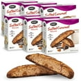 thumbnail image 1 of Nonni's Salted Caramel Biscotti Italian Cookies - 6 Boxes - Biscotti Individually Wrapped Cookies - Italian Biscotti Cookies w/Rich Milk Chocolate & Sea Salt - Kosher - 6.72 oz, 1 of 1