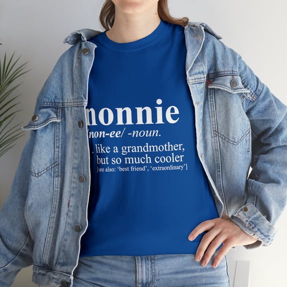 Nonnie Like A Grandmother But Cooler Dictionary T-Shirt