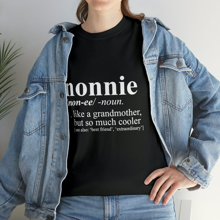 Nonnie Like A Grandmother But Cooler Dictionary T-Shirt Nonnie Like A Grandmother But Cooler Dictionary T-Shirt