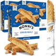 thumbnail image 1 of Originali Almond Biscotti Italian Cookies - 3 Boxes Biscotti Individually Wrapped Cookies - Italian Biscotti Cookies Baked w/a Hint of Anise & California Almonds - Kosher - 5.52 oz, 1 of 7