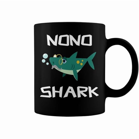 Nono Grandpa Gift Nono Shark Coffee Mugs