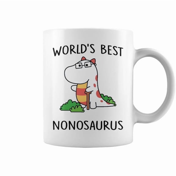 Nono Grandpa Gift Worlds Best Nonosaurus Coffee Mugs